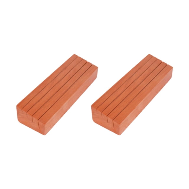 Porta cartas de madera, práctico y resistente, para bridge. Bandeja para soporte de madera. 2 piezas