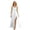 A-White208, variant on Little Girls Maxi Dresses Bow Shoulder Square Neck Ruched Chiffon High Low Slit Dresses Summer Flowy Formal Dresses