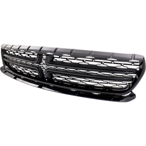 OE Compatible/Replacement Grille Ptd Black Crosshairs And Moulding Exclude Scat Pack/Srt/Hellcat Model For DODGE CHARGER 2015-2021 (CH1200388)