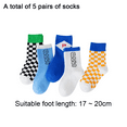 thumbnail image 2 of Girls Toddler Multi Pack Socks Set, 2 of 5