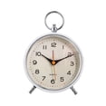 thumbnail image 2 of serony Horloge Rétro Réveils de Table Style Européen Cadran Rond Montre de Bureau Vintage Sans Tic-Tac Portable Montres Suspendues Blanc, 2 of 9