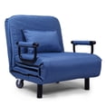 thumbnail image 6 of Ucloveria 74.8" Sleeper Chair Bed, 3-in-1 Convertible Sofa Chair with 5 Position Adjustable Backrest, 6 of 9