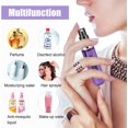 thumbnail image 2 of Mini Refillable Perfume Atomizer Bottle, Portable Perfume Spray Bottle Atomizer Perfume Bottles 5ml Travel Size Refill Pump Case (3pcs Pink+Rose Red+Purple), 2 of 5