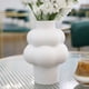 thumbnail image 1 of Jarrón para flores secas, arreglo floral, jarrones decorativos para sala de , dormitorio, cocina, oficina, decoración de escritorio blanco Macarena floreros decorativos, 1 of 8