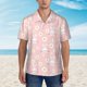 thumbnail image 2 of Balery Rabbit Sunflower Camisas hawaianas de manga corta para hombre, camisas playeras de corte holgado, camisas de vacaciones con botones,3X-Large, 2 of 7