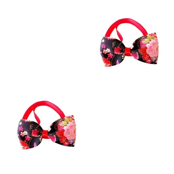 Greeniant Collares para perros Pajaritas Corbata ajustable Mascotas Decoraciones Push-pull Hebilla Cinta Suministros Cachorros Gatos Festival Type2 NO2