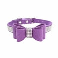 thumbnail image 1 of Bling Crystal Cat Collar Metal Adjustable Puppy Bow Pet supplies Rhinestone small Tie Rhinestone Soft Collars Pet Supplies for Small Medium Dogs, 1 of 3