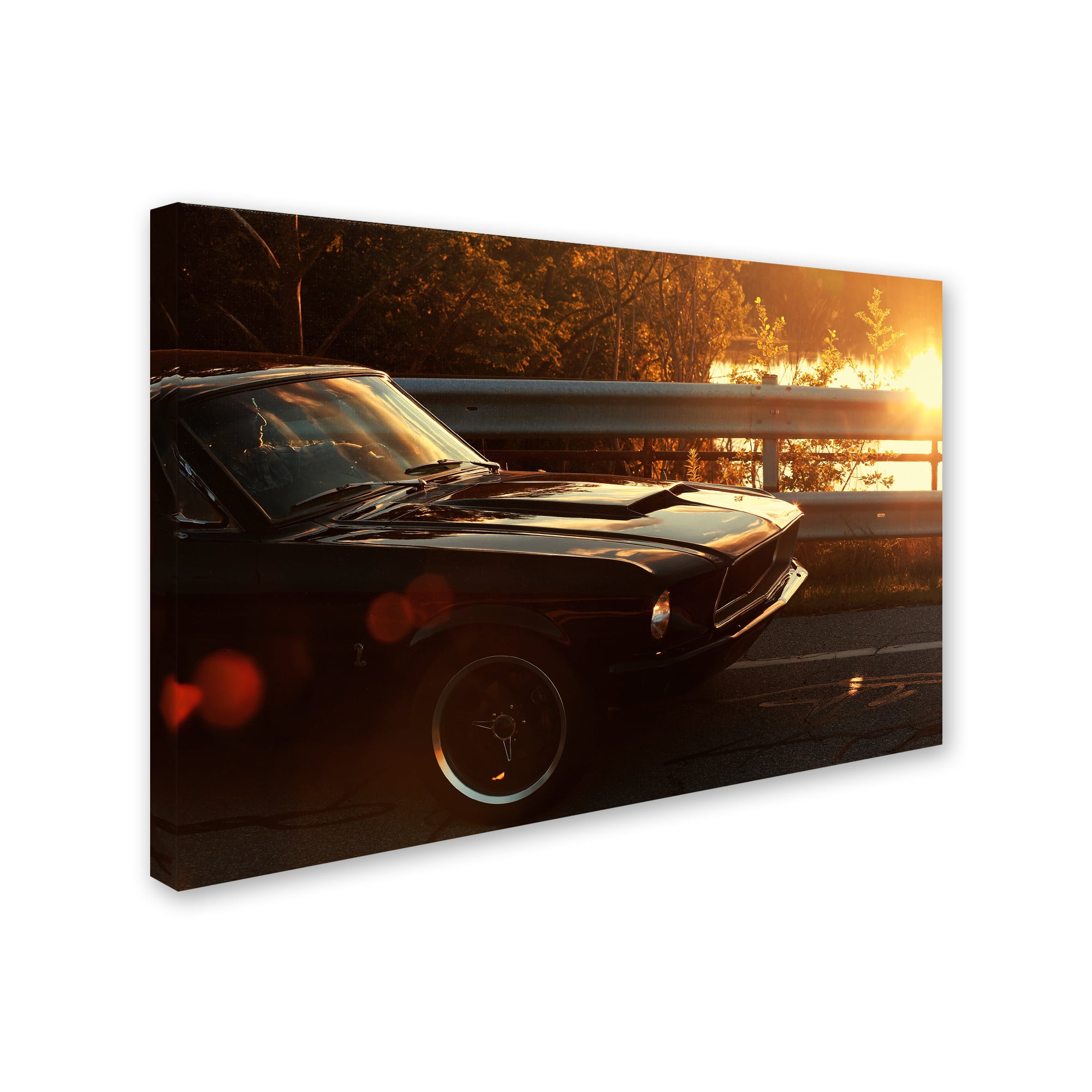 Trademark Fine Art "67 Mustang" Canvas Art by Jason Shaffer