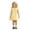 b-838Yellow396, variant on MEZZALL Toddler Girls Sleeveless Bowknot Floral Dress Dance Party Dresses O-Neck Solid Color Holiday Sundress