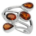 thumbnail image 4 of Natural Mandarin Citrine 925 Sterling Silver Ring s.8 Jewelry DGR1133_C_8 R-1053, 4 of 6