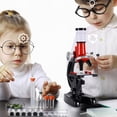 thumbnail image 3 of 1200 Times Microscope Toys Primary School Biological Science Experiment Equipment Children Educational Toys Microscope Kit, 3 of 7