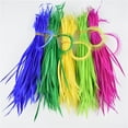 thumbnail image 4 of Plumas de ganso blancas y negras de colores para el cabello, plumas para manualidades, costura, decoración, atrapasueños de carnaval, decoración para ropa, 4 of 5
