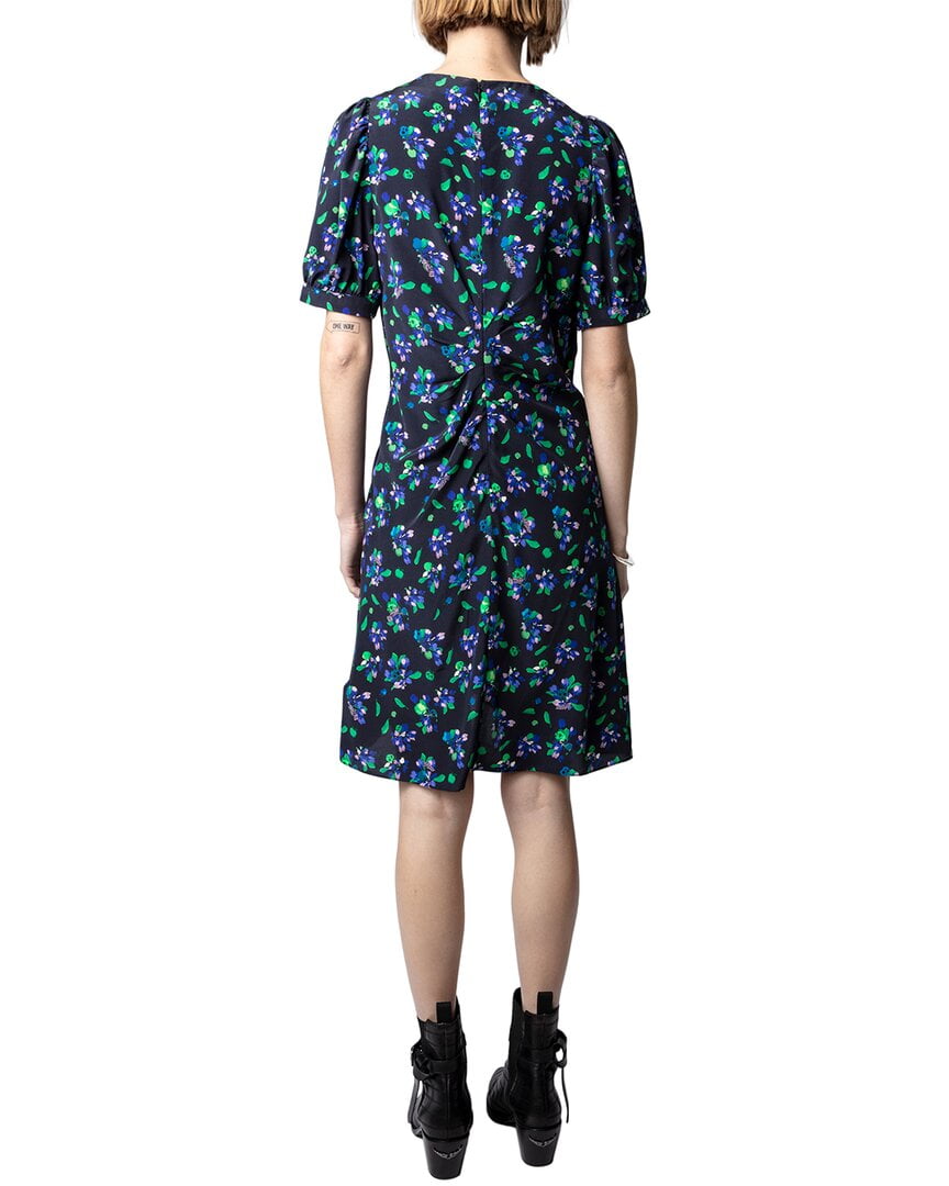 Zadig & Voltaire womens Rixe Bianca Flower Wool-Blend Mini
