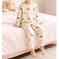 thumbnail image 3 of WIBACKER 2-7 Years Toddler and Little Girls' Long Sleeve Pajamas Set Cotton Top and Pants 2 Piece Sleepwear Pjs - Cat, 3 of 11