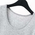 thumbnail image 6 of Bovxnpu Men's Nightshirt Sleeveless Sleep Shirt Nightgown Sleeveless Nightgown Cotton Crew Neck Comfortable Loose Sleepwear, 6 of 9