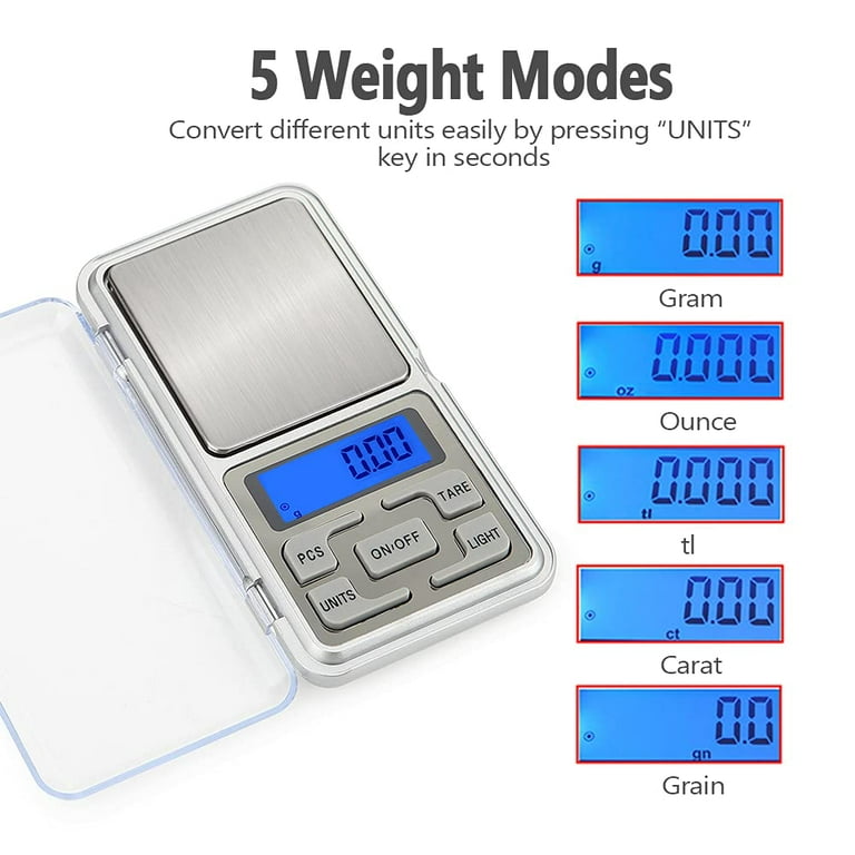 Small Travel Food Scale Digital Pocket Scales Gram Kitchen Mini Portable  Lab Jew