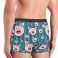 thumbnail image 3 of Goofa Funny Pig Faces Printed Men's Boxer Briefs Underwear, Moisture-Wicking Underwear, Trunk,Soft and Breathable Cotton Underwear-XX-Large, 3 of 9