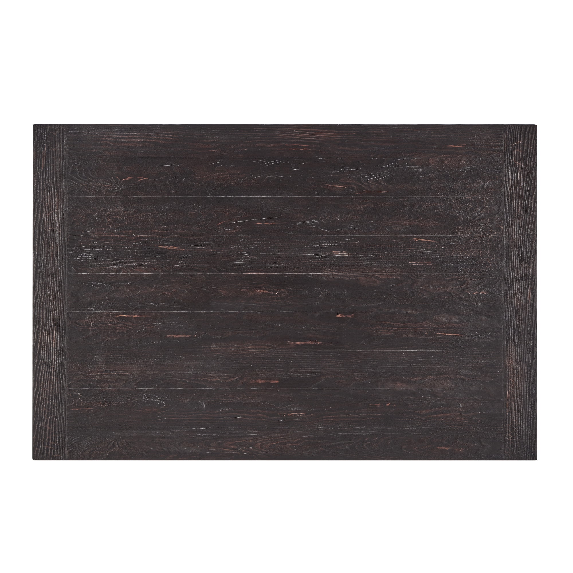 HumbleNest Weston Home Dunbar Rectangle Pedestal Coffee Table with Lower Storage Shelf, Espresso