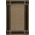 thumbnail image 2 of nuLOOM Gigi Striped Border Indoor/Outdoor Brown 5' x 8' Modern Area Rug, 2 of 4