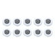 thumbnail image 1 of Uxcell G1/2 POM Limitador de flujo reductor de agua para cabezal de ducha 10 Pcs 3.0pgm Gris 0.56 x 0.54 pulgadas, 1 of 5