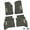 Rugged Woods Camouflage w/ Yellow & White insert, variant on Flextread Floor Mats for 20-24 Jeep Gladiator - Mopar Licensed Factory Fit - Black w/ Get Ducked Insert - 100% Made in USA