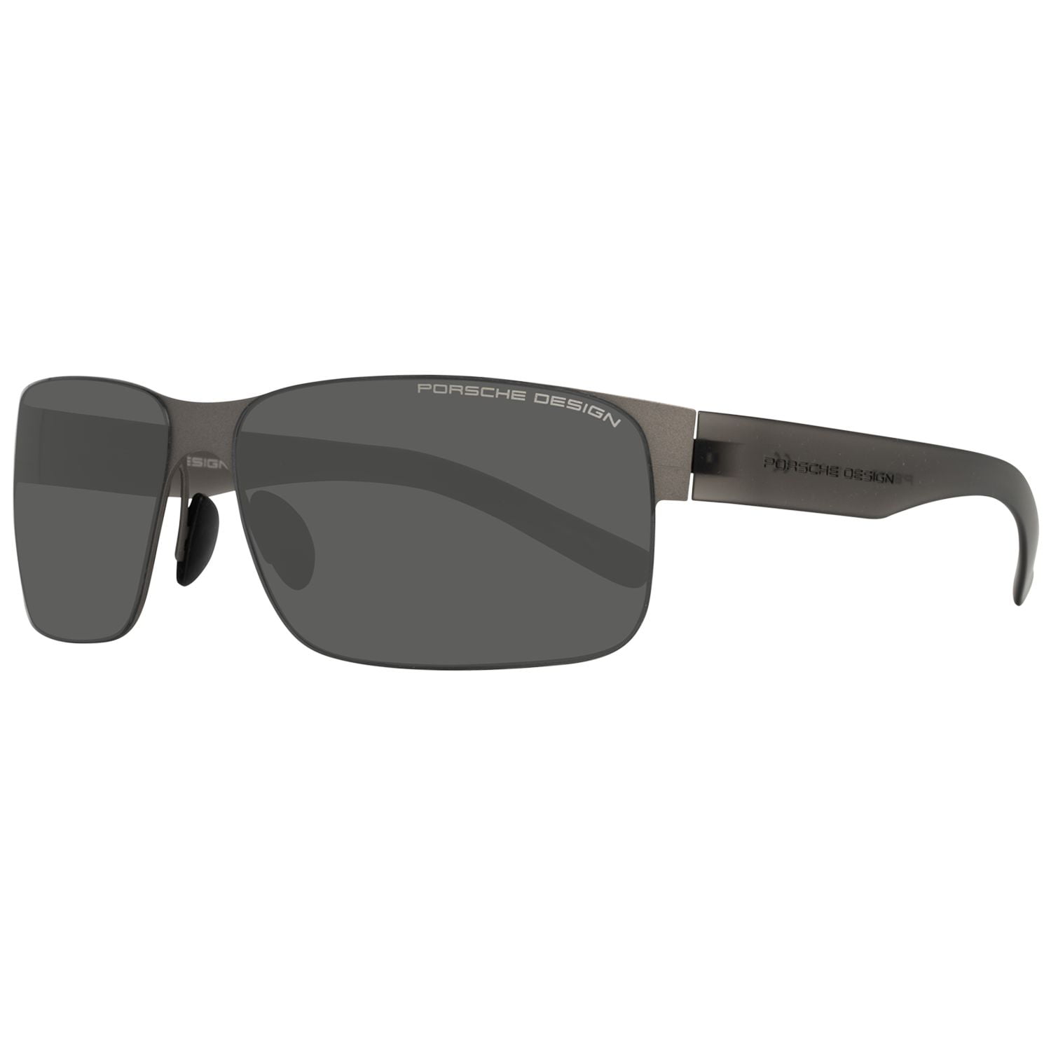 NEW Porsche Design P 8573 B Black/Green Sunglasses 