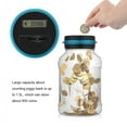 thumbnail image 5 of Tssuoun Counting Piggy Bank Black Lightweight Exquisite Deposit Money Distinctive Appearance Flexible Electronica for Gift for Party, 5 of 7