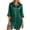 A-Green244, variant on Puliio Womens Robes All Seasons Lapel Collar 3/4 Sleeve Loose Plus Size Silky Bathrobe Warm Cozy Housecoats,Size S