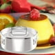 thumbnail image 4 of Molde para Flaneras, Molde para Flan de Acero Inoxidable con Tapa - para Olla de 6 Cuartos (Disponible 3QT, 8QT) - con Rejilla, 4 of 5
