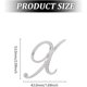thumbnail image 2 of 1 broche de aleación con letras y diamantes de imitación para mujer, ideal como broche de solapa., 2 of 9