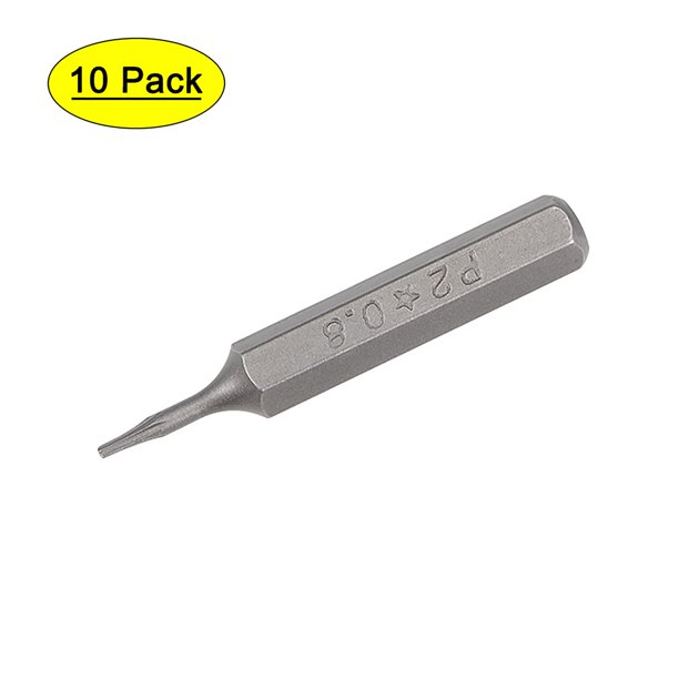 Uxcell 5/32" Hex Shank 1.1" Length P2/0.8mm Pentagon