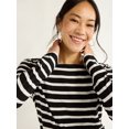 thumbnail image 4 of Free Assembly Women's Boatneck Tee with Long Sleeves, XS-XXL, 4 of 5