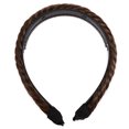thumbnail image 2 of SEGO Braided Headband With Teeth Hair Hoop Braid Headband Fishtail Braids Hairband With Tooth Synthetic Fish Tail Hair Band Plaited Hairband Women Headband Hairpiece For Girl, 2 of 7