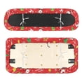 thumbnail image 3 of Pzuqiu Santa Claus Snowflake Golf Cart Seat Covers Breathable, for Outdoor Sports, Golf Cart Bench Seat Covers, Compatible with Club Car Precedent Golf Carts, 3 of 10
