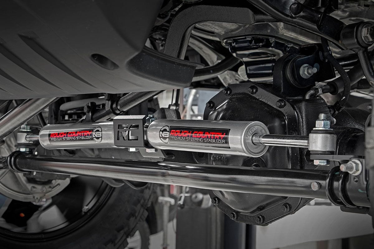 8730530 Rough Country N3 Steering Stabilizer 2018-2020 Jeep Wrangler JL//Gladiator JT fits Premium Damper