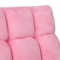 thumbnail image 5 of ZenSports 14-Position Folding Floor Chair, Adjustable Padded Sleeper Bed Gaming Lazy Sofa Chair with Back Support Pink, 5 of 10