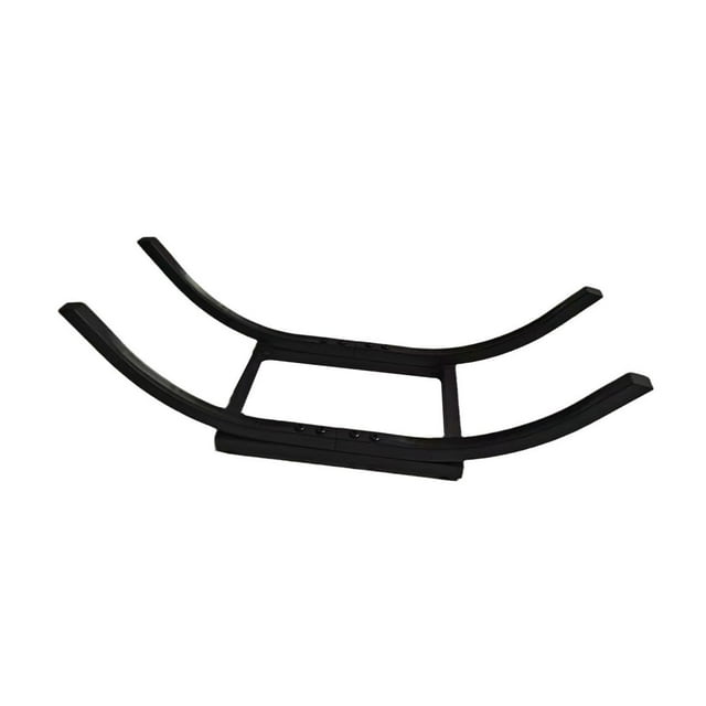 VONKY Support à Bois Noir en Métal Robuste pour Intérieur Rangement Extérieur