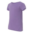 thumbnail image 2 of Rabbit Skins Toddler Girls' 100% Cotton Jersey Short Sleeve Tee, Lavendar, 2T, 2 of 5