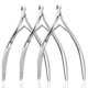 thumbnail image 1 of Cuticle Trimmer 3 Packs Professional Cuticle Remover Cuticle Cutter Stainless Steel Cuticle Nipper Set with Sharp Blades Double Spring Clippers for Ma, 1 of 4