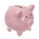 thumbnail image 3 of Alcancía de cerámica, forma de cerdito, para ahorrar dinero, regalo de cumpleaños y Navidad, decoración infantil para niñas y niños (rosa), 3 of 7