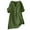 Green, variant on Women's Casual Button-Up Shirt – Stand Collar, Solid Color, Loose Fit, 3/4 Sleeve Top, Beige Loose Button Shirt Top Stand Solid Color Sleeve Collar Casual Women's Shirt Women's Shirt