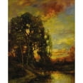thumbnail image 3 of Charles P. Appel 12x14 Black Modern Framed Museum Art Print Titled - End of the Day, 3 of 5