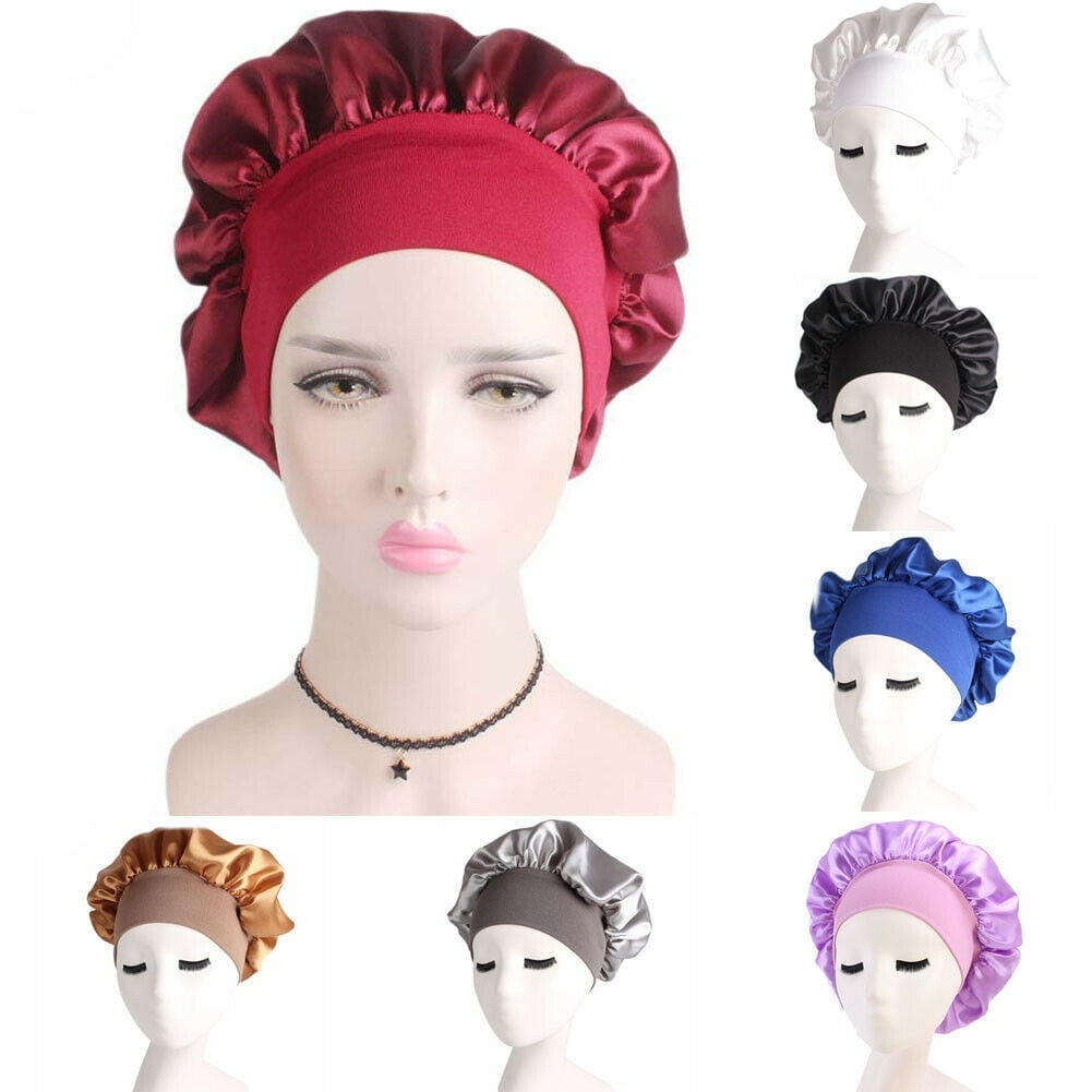 High Elastic Nightcap-Satin Bonnet Night Sleep Cap Sleeping Head Cover for Women Girls | Walmart Canada High Elastic Nightcap-Satin Bonnet Night Sleep Cap Sleeping Head Cover for Women Girls | Walmart Canada