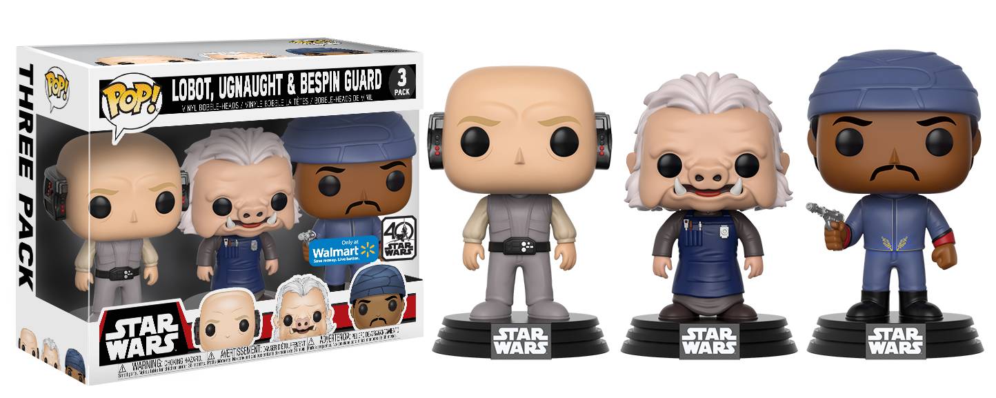 Funko Movies: POP! Star Wars - Cloud City 3 Pack, Lobot, Ugnaught, Bespin Guard - Walmart Exclusive - image 2 of 5