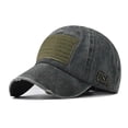 thumbnail image 5 of American Flag Baseball Cap American Flag Independence Day Washed Baseball Cap Outdoor Soft Top Cap, 5 of 5