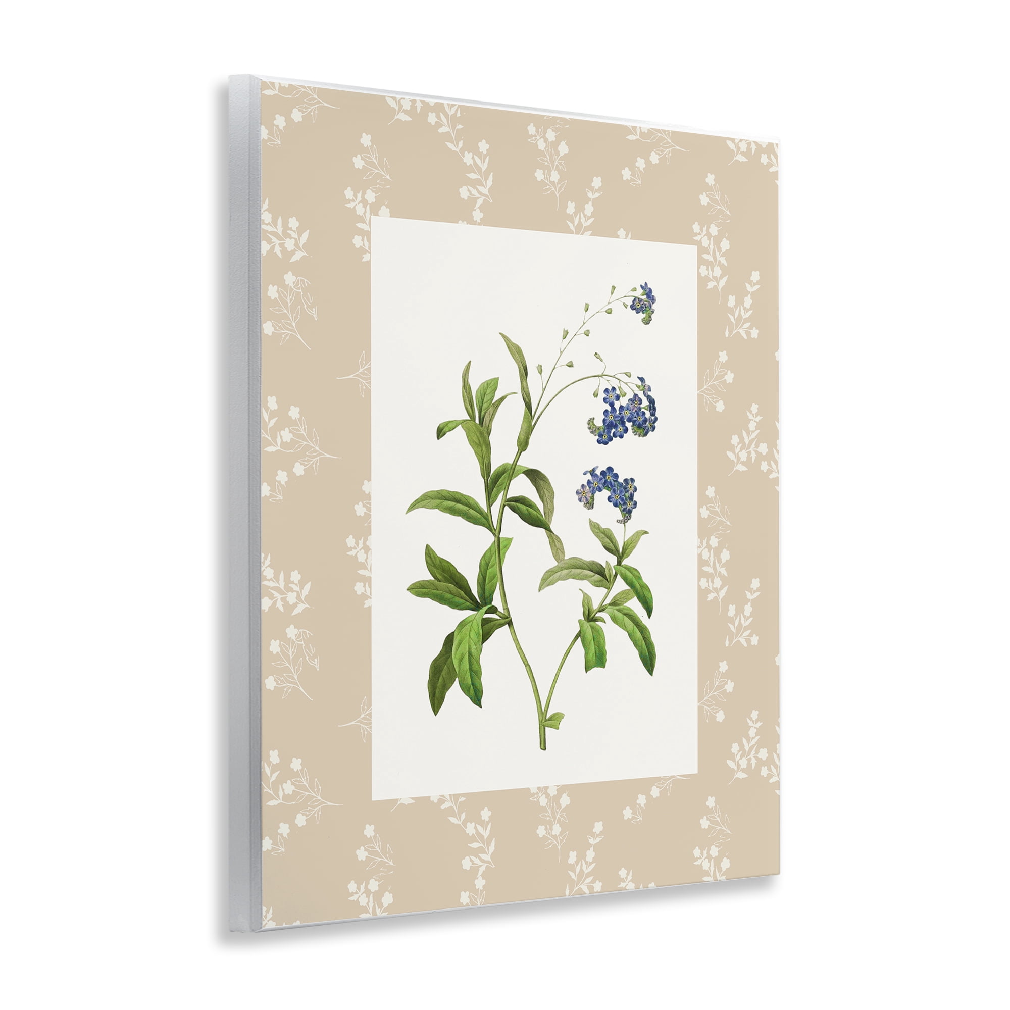 Stupell Industries Botanical Plate Design Wall Plaque Art, design by Val Rhodes