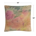thumbnail image 2 of Garden Nostalgia' Pink Modern Motif By Sheila Golden 16 X 16 Decorative Throw Pillow, 2 of 4