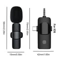 thumbnail image 4 of Micrófono Wireless Lavalier 3 en 1 Mínimo Mini Lapa para (1 Arrastre 2), 4 of 9