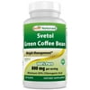 SVETOL® Green Coffee Bean Extract, 400mg, 90 Vegetarian Capsules (400 mg Svetol® per Capsule - The Svetol® Standard E