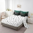 thumbnail image 5 of jejeloiu Cute Console Gamepad 7pcs Bedding Comforter Set,Gamer Gaming Queen Bedding Sets,Cyan Black Queen Sheet Sets For Girls Boys,Super Cozy Room Decor Reversible, 5 of 8